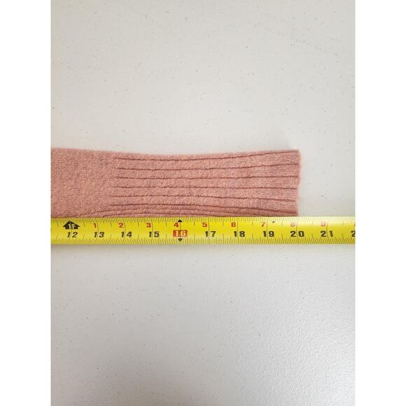 Madewell Sweater Womens Extra Small Pink Mock Neck Alpaca Wool Blend Pullover - Picture 10 of 12